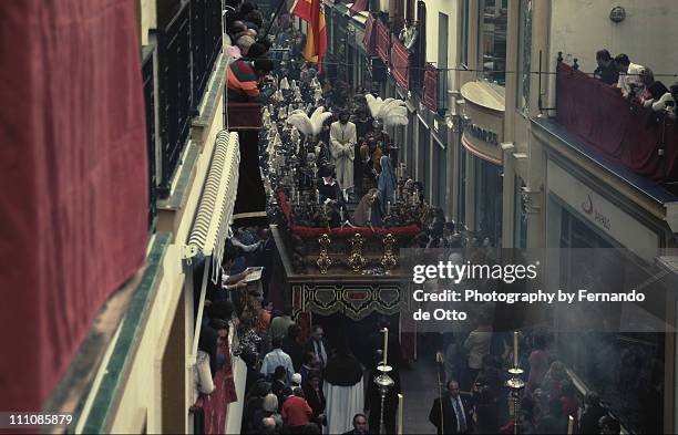 semana santa sierpes - religiöst firande bildbanksfoton och bilder