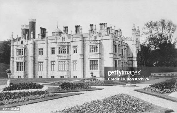 The south front of Mount Hall, Warrenpoint in County Down, Northern Ireland, circa 1920.
