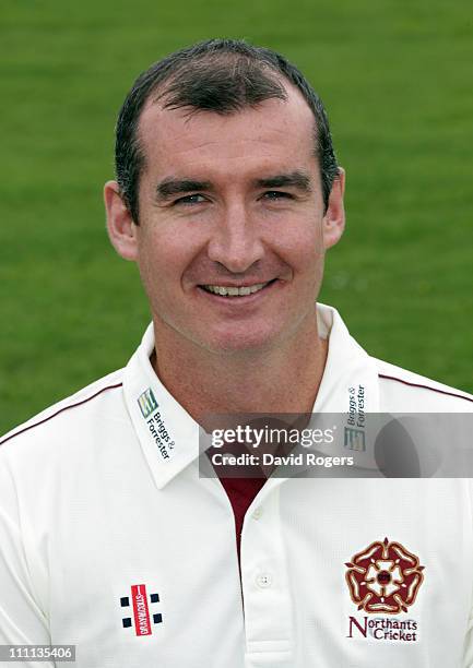 Mal Loye poses for a portrait during the Northamptonshire CCC photocall held at Althorp House on March 30, 2011 in Northampton, England.