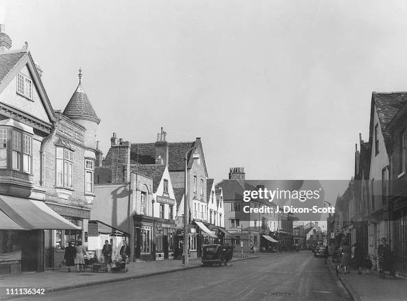 The High Street at Ware, Hertfordshire, a market town since the reign ...