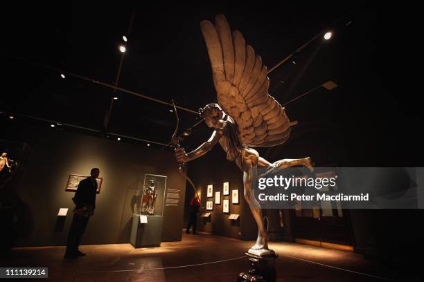 Cast of Alfred Gilbert's ''Eros'' from 1893 is displayed at ''The Cult of Beauty: The Aesthetic Movement 1860-1900'' exhibition at The V&A Museum on...