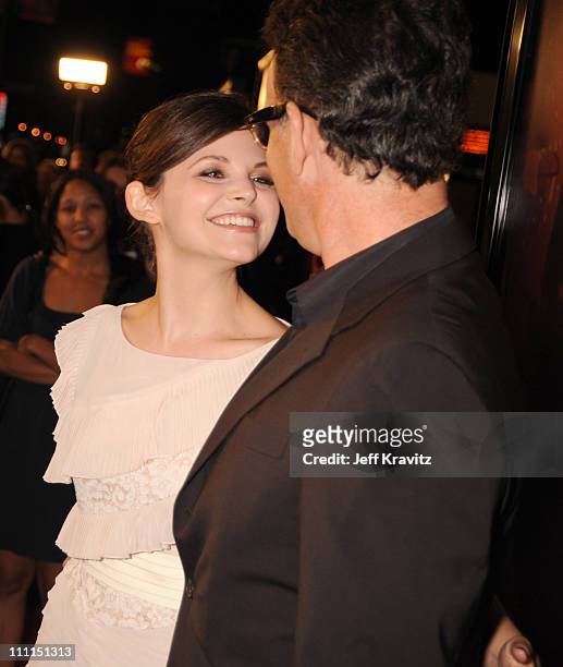 Ginnifer Goodwin and Tom Hanks attend the "Big Love" third season premiere held at the Cinerama Dome on January 14, 2009 in Los Angeles, California.