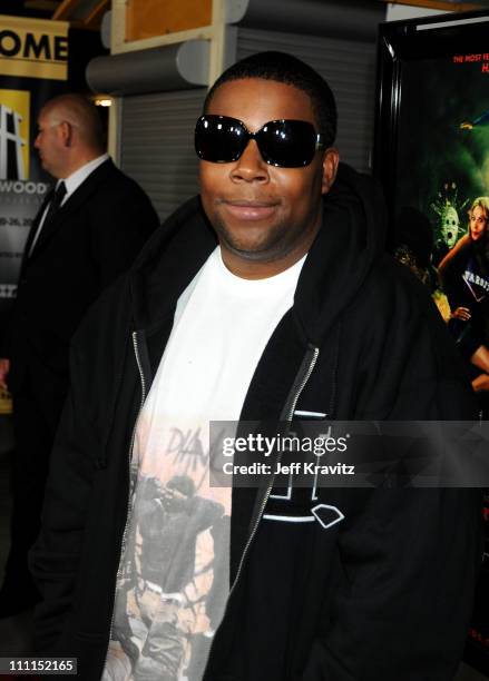 Actor Kenan Thompson arrives at the premiere of "Stan Helsing", Bo Zenga's hilarious horror film parody held at ArcLight Hollywood on October 20,...