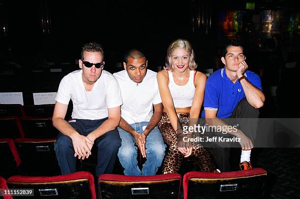Tom Dumont, Tony Kanal, Gwen Stefani and Adrian Young of No Doubt