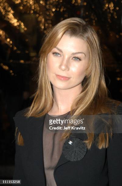Ellen Pompeo during Dreamworks Premiere of Catch Me If You Can at Mann Village Theater in Westwood, California, United States.