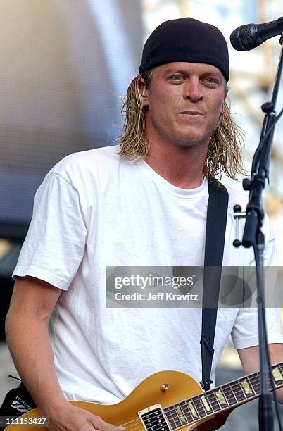 Wes Scantlin of Puddle of Mudd during 10th Annual KROQ Weenie Roast at Irvine Meadows in Irvine, California, United States.