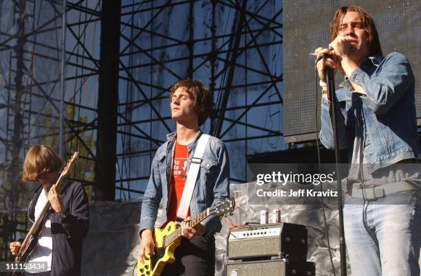 The Strokes during 10th Annual KROQ Weenie Roast at Irvine Meadows in Irvine, California, United States.