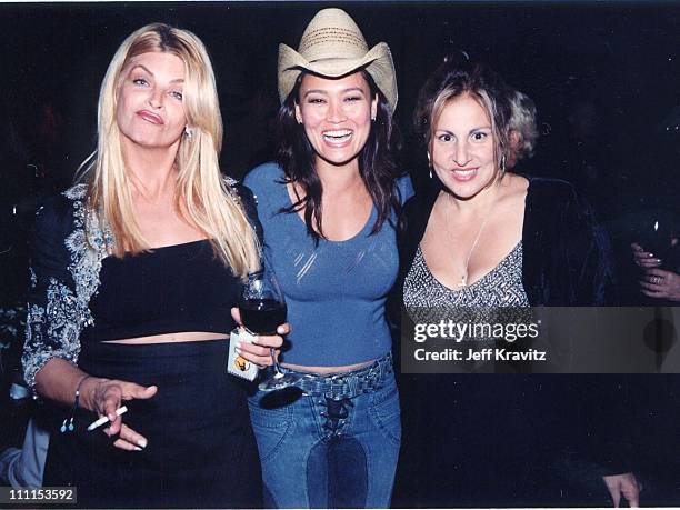 Kirstie Alley, Tia Carrere and Kathy Najimy during "Battlefield Earth" Premiere at Mann's Chinese Theater in Hollywood, California, United States.