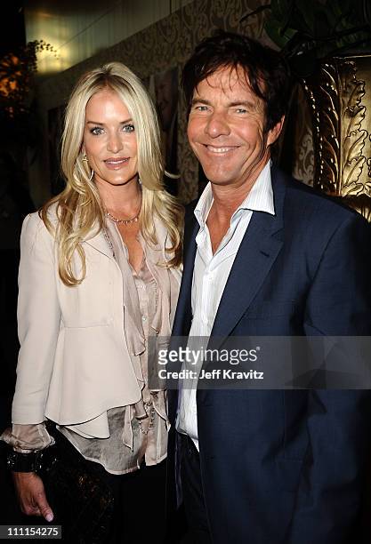 Actor Dennis Quaid and wife Kimberly Quaid arrive to the HBO premiere of "The Special Relationship" held at Directors Guild Of America on May 19,...