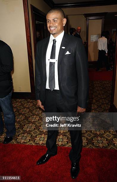 Earl Watson arrives at the 25th Anniversary Of Cedars-Sinai Sports Spectacular held at Hyatt Regency Century Plaza on May 23, 2010 in Century City,...