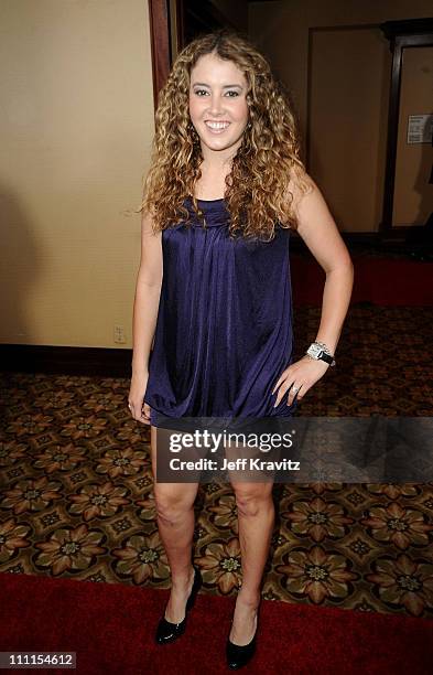 Lauren Perkins arrives at the 25th Anniversary Of Cedars-Sinai Sports Spectacular held at Hyatt Regency Century Plaza on May 23, 2010 in Century...