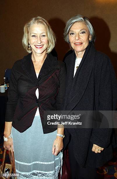 Helen Mirren & Anne Bancroft during Showtime Networks Inc. Television Critics Associations Presentation at Renaissance Hotel in Hollywood, CA, United...