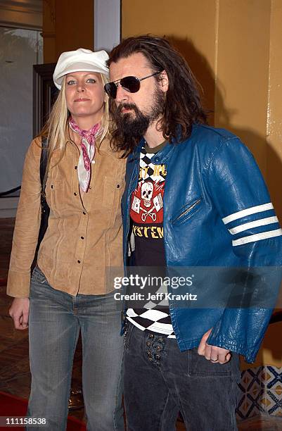 Sheri Moon & Rob Zombie during Daredevil Premiere at Mann Village in Los Angeles, CA, United States.