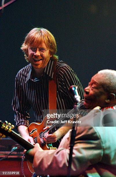 King & Trey Anastasio during Phish Live in New Jersey at Continental Airlines Arena in Secaucus, New Jersey, United States.