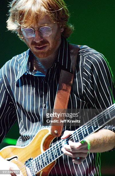Trey Anastasio during Phish Live in New Jersey at Continental Airlines Arena in Secaucus, New Jersey, United States.