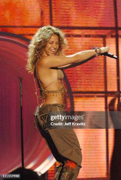 Shakira during 2005 MTV VMA - Rehearsals - Day 2 at American Airlines Arena in Miami, Florida, United States.