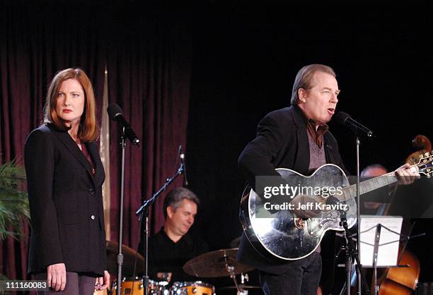 Michael McKean & Annette O'Toole during HBO US Comedy Arts Festival Late Night with Kelsey Grammer at St Regis Hotel Ballroom in Aspen, CO, United...