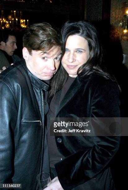 Mike Myers & Robyn Myers during US Comedy Arts Festival AOL Party for Mike Myers at Jerome Hotel in Aspen, CO, United States.