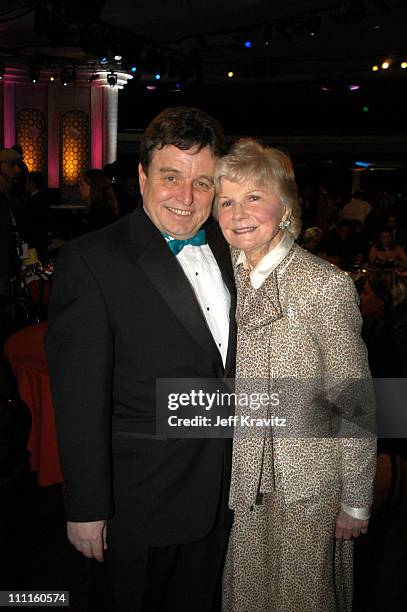 Jerry Mathers and Barbara Billingsley during The TV Land Awards -- After Party at Hollywood Palladium in Hollywood, CA, United States.