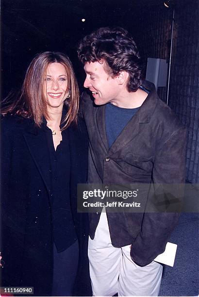 Jennifer Aniston & Tate Donovan during "Scream 2" - Hollywood Premiere in Hollywood, California, United States.