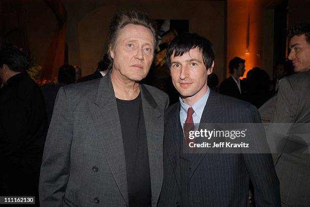 Christopher Walken and Spike Jonze during HBO Screen Actors Guild Party at Spago in Beverly Hills, CA, United States.