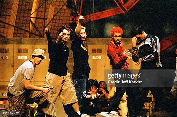 Sync during 1999 MTV Video Music Award Rehearsals at Lincoln Center in New York City, New York, United States.