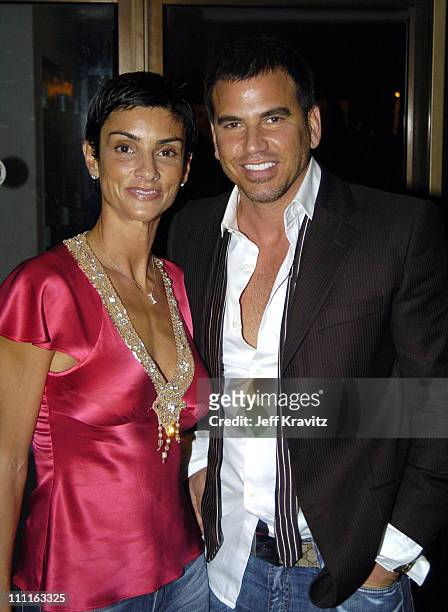 Ingrid Casares and Guest during MTV Video Music Awards Latin America 2004 - Audience and Backstage at Jackie Gleason Theater in Miami, Florida,...