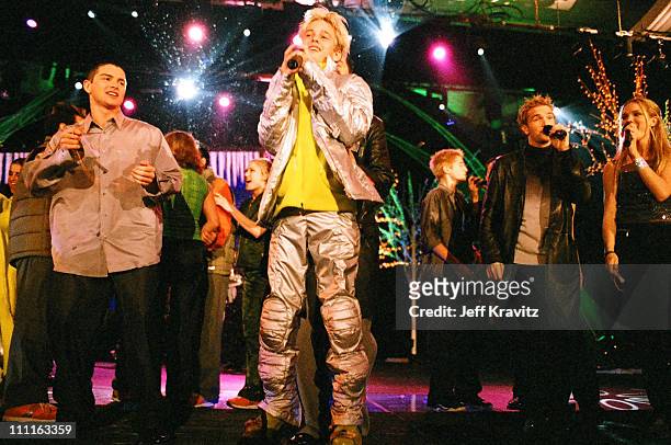 Aaron Carter during MTV'S 1999 Big Help Concert in Los Angeles, California, United States.
