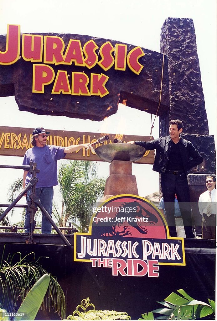 Opening of Jurassic Park Ride at Universal Studios