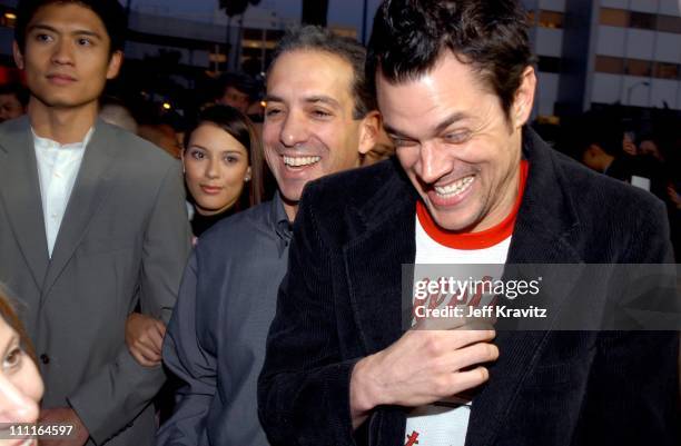 Van Toffler and Johnny Knoxville during MTV Films Premiere Better Luck Tomorrow Arrivals at Landmark Theater in Los Angeles, California, United...