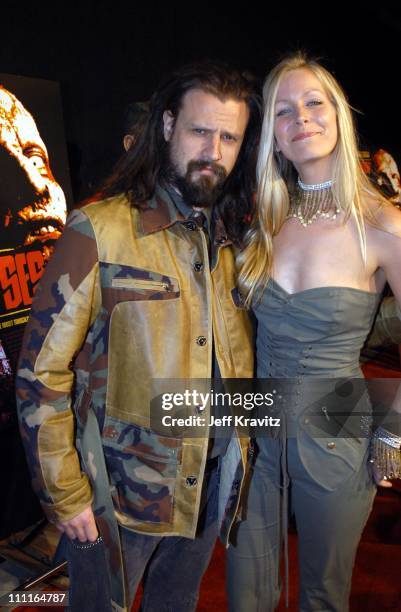 Sheri Moon and Rob Zombie during LionsGate Films' "House of 1000 Corpses" Premiere at ArcLight Cinemas in Hollywood, CA, United States.