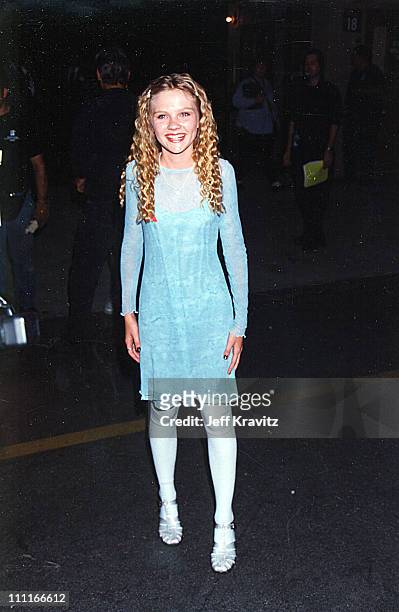 Kirsten Dunst during 1995 MTV Movie Awards in Los Angeles, California, United States.