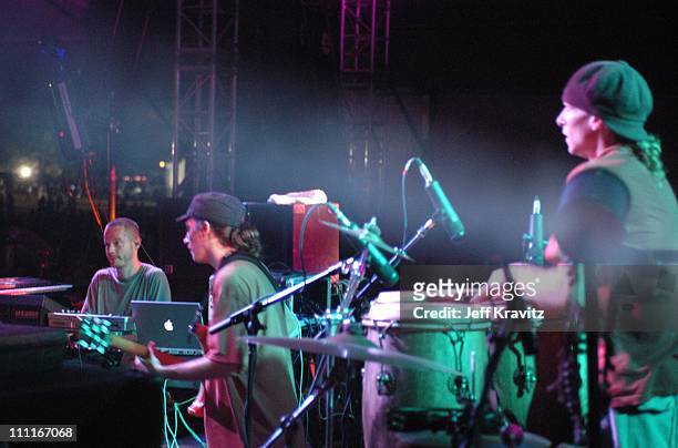 Sound Tribe Sector Nine during 2003 Bonnaroo Music Festival Night One at Bonnaroo Fairgrounds in Manchester, Tennessee, United States.