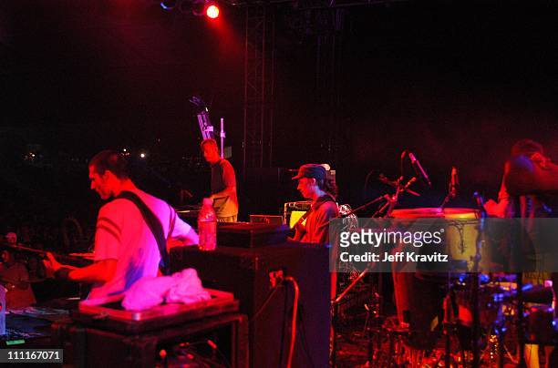 Sound Tribe Sector Nine during 2003 Bonnaroo Music Festival Night One at Bonnaroo Fairgrounds in Manchester, Tennessee, United States.
