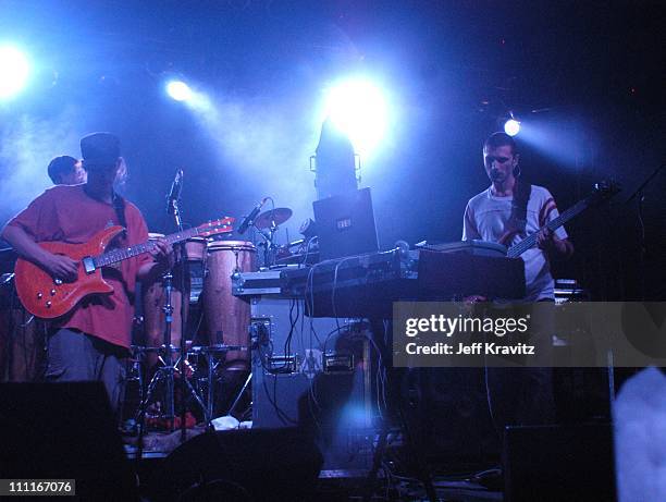 Sound Tribe Sector Nine during 2003 Bonnaroo Music Festival Night One at Bonnaroo Fairgrounds in Manchester, Tennessee, United States.