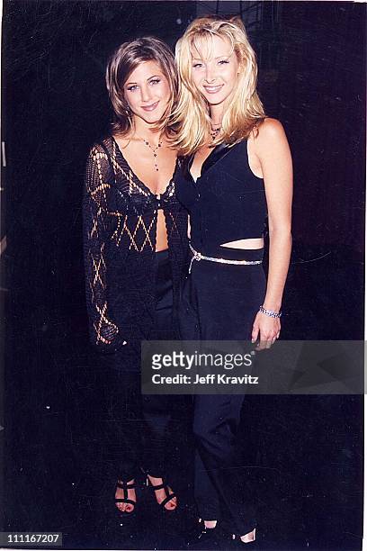 Jennifer Aniston & Lisa Kudrow during 1995 VH1 Honors in Los Angeles, California, United States.