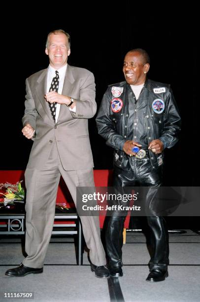 Rich Cronin and Flip Wilson during MTV - TCA 1997 at Ritz Carlton in Pasadena, California.