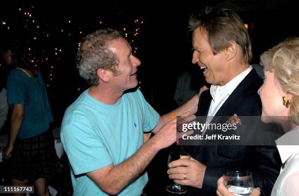 Peter Mullan and Michael York during "The Magdalene Sisters" Hollywood Premiere at Arclight Cinema in Hollywood, California, United States.