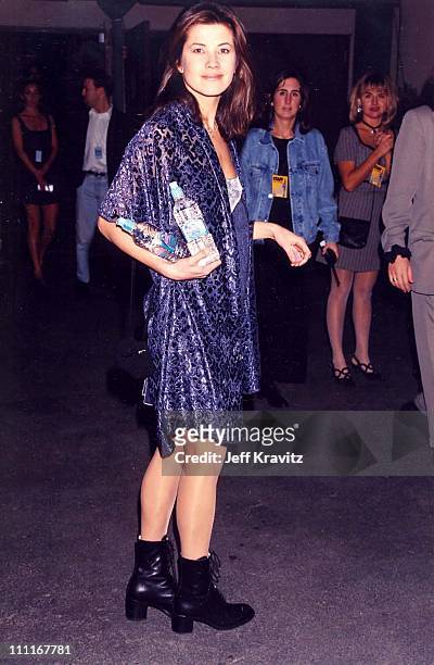 Daphne Zuniga during Fox Billboard Awards 1994-Backstage at Universal Amphitheater in Universal City, California, United States.