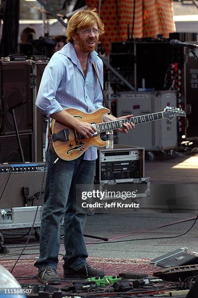 Trey Anastasio during Phish IT Festival Day 2 at Loring Airforce Base in Limestone, Maine, United States.