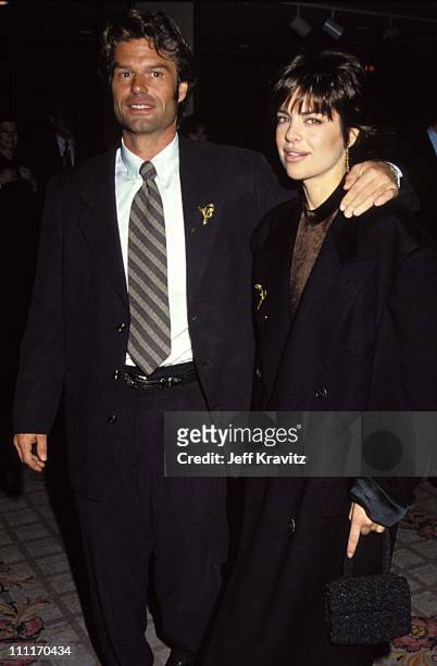 Harry Hamlin and Lisa Rinna during "Sunset Blvd" Los Angeles Premiere in Los Angeles, California, United States.
