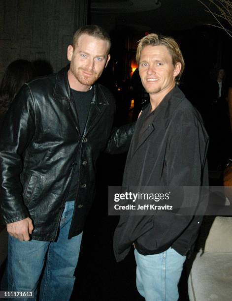 Freddie Joe Farnsworth and Max Martini during "Bad Santa" - Los Angeles Premiere and After-Party at Bruin Theater in Westwood, California, United...