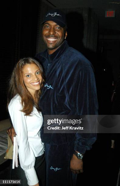 Natasha Salley and John Salley during "Bad Santa" - Los Angeles Premiere and After-Party at Bruin Theater in Westwood, California, United States.