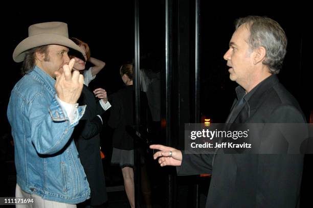 Dwight Yoakam and Billy Bob Thornton during "Bad Santa" - Los Angeles Premiere and After-Party at Bruin Theater in Westwood, California, United...