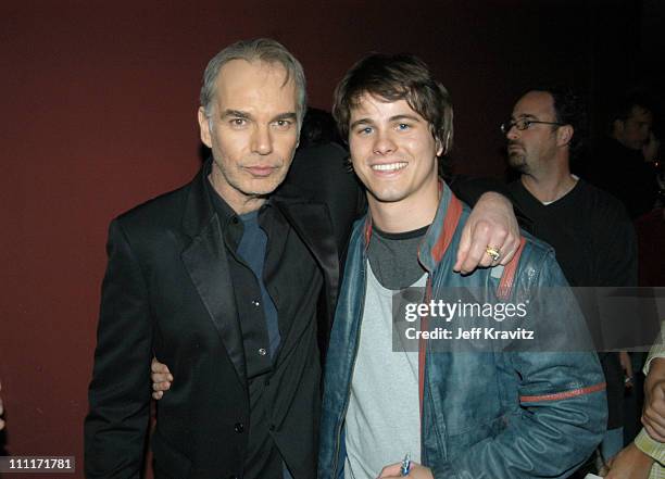 Billy Bob Thornton and Jason Ritter during "Bad Santa" - Los Angeles Premiere and After-Party at Bruin Theater in Westwood, California, United States.