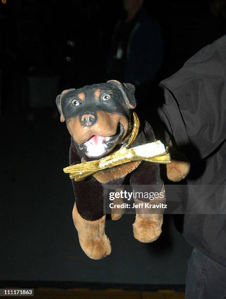 Triumph the Insult Comic Dog during Comedy Central's First Annual "Commies" Awards - Backstage at Sony Studios in Culver City, California, United...