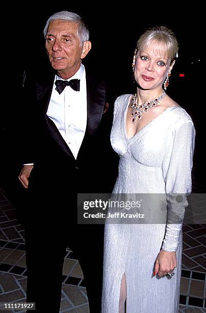 Aaron Spelling & Candy Spelling during Dynasty Fashion Show party in Beverly Hills, California, United States.