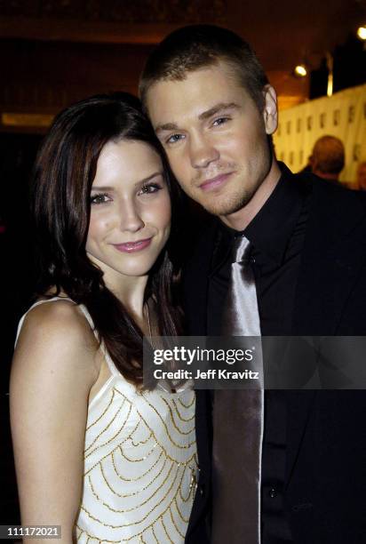 Sophia Bush and Chad Michael Murray during 10th Annual Critics' Choice Awards - Audience and Backstage at Wiltern LG Theater in Los Angeles,...