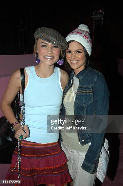 Samaire Armstrong and Rachel Bilson during Motorola Hosts 5th Anniversary Party Benefiting Toys for Tots - Inside at 3526 Hayden in Culver City,...