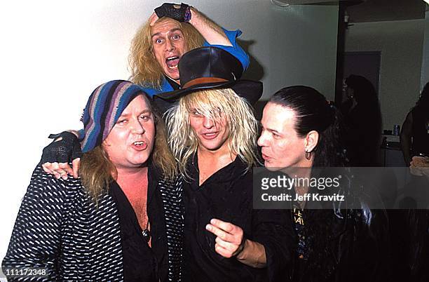 Sam Kinison, Billy Sheehan, C.C. DeVlle and Bobby Dall